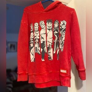 Cotton On Marvel Boys Hoodie Red size 4